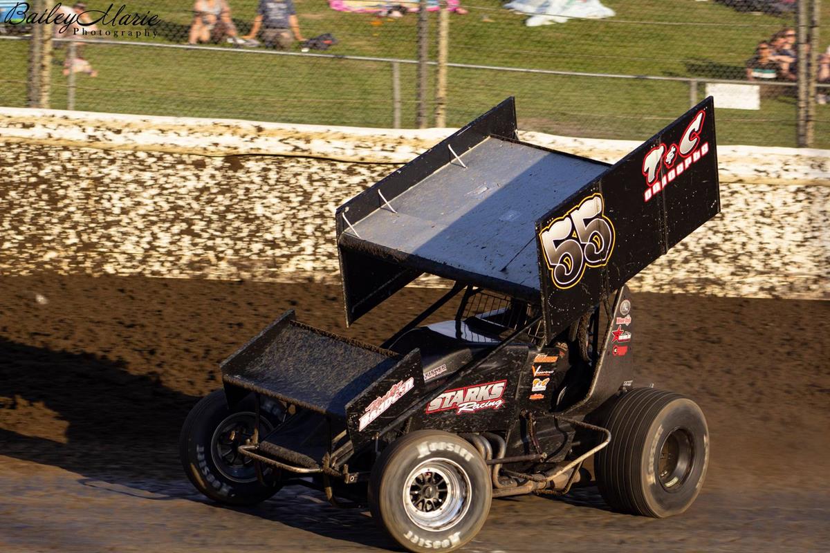 Starks Rallies for Top-10 Results With World of Outlaws at Skagit Speedway and Grays Harbor Raceway