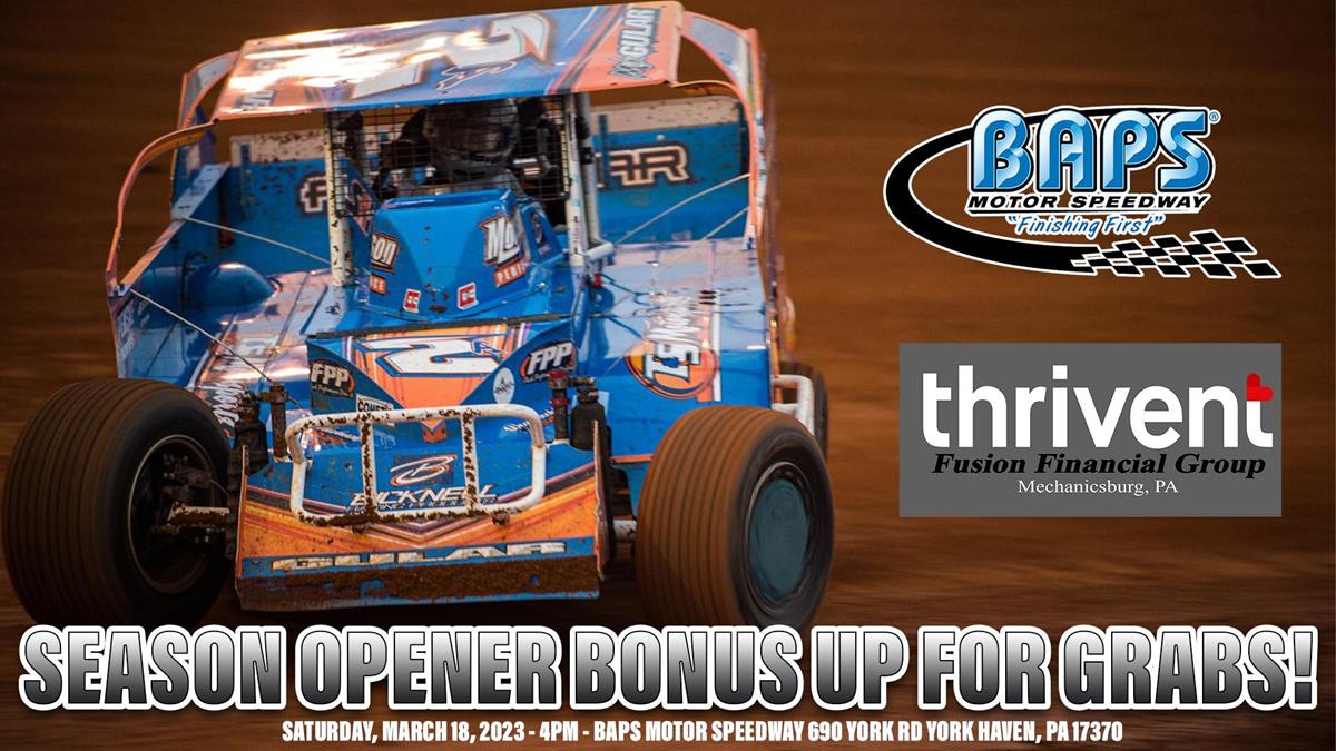 Thrivent Financial Sweetens the Pot for Modified Season Opener at BAPS
