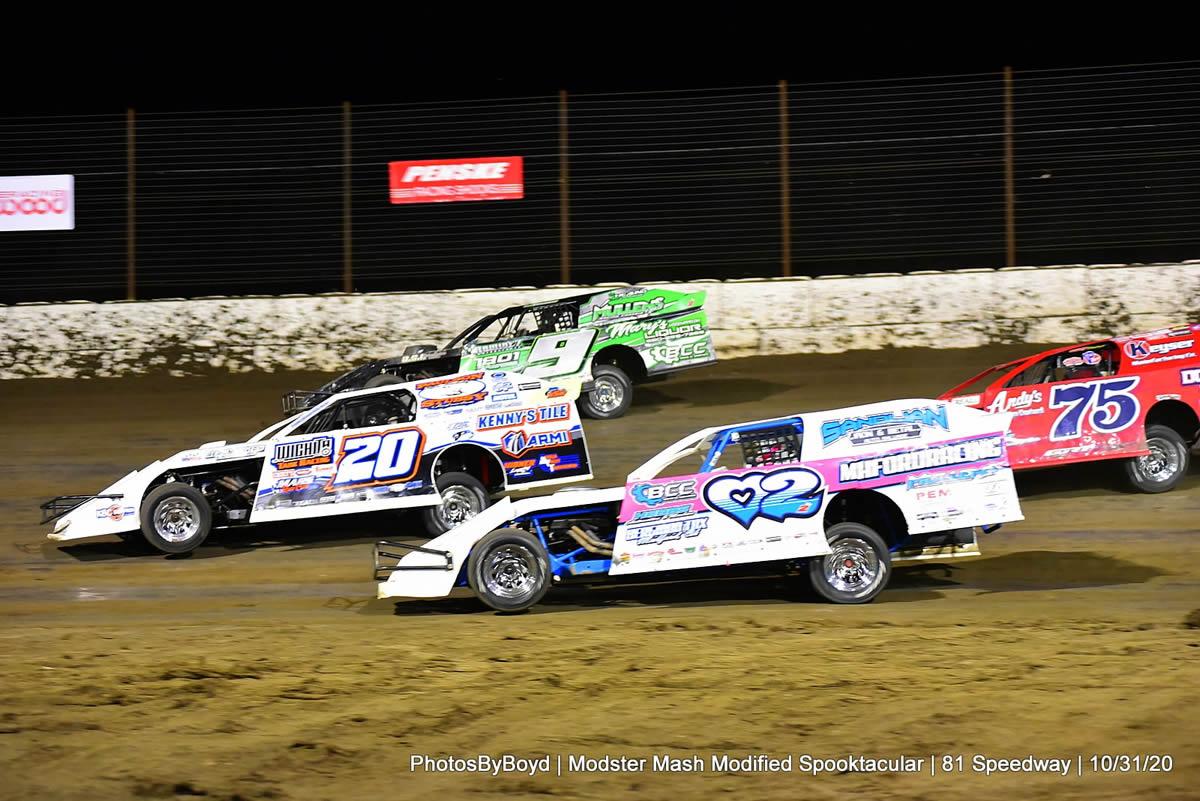 Top-5 finish in Modster Mash at 81 Speedway