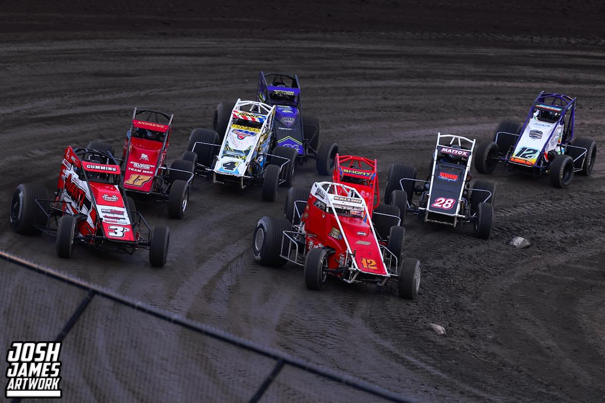 Tri-State Speedway (Haubstadt, IN) – USAC AMSOIL Sprint Car National Championship – Spring Showdown – May 10th, 2025. (Josh James Artwork)