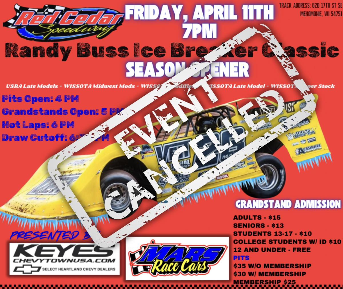 Randy Buss Icebreaker Cancelled Due to Cold Weather & Track Conditions