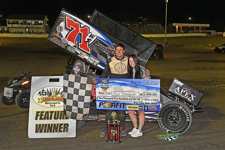 Stambaugh goes wire to wire in GLSS feature, Brennan Sherman wins 2nd career Modified feature and Todd Sherman bounces back from Modified crash to win