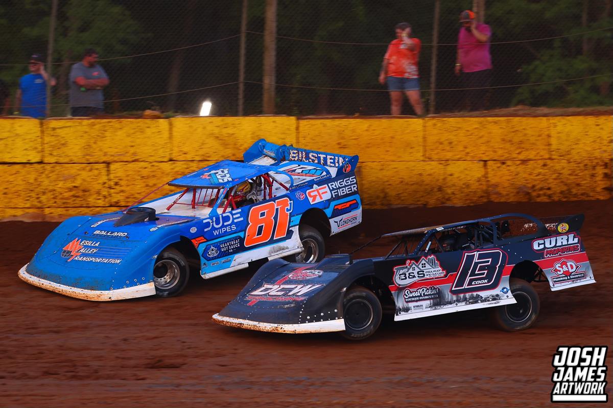 Duck River Raceway Park (Shelbyville, TN) – DIRTcar Summer Nationals Hell Tour – July 6th, 2025. (Josh James Artwork)