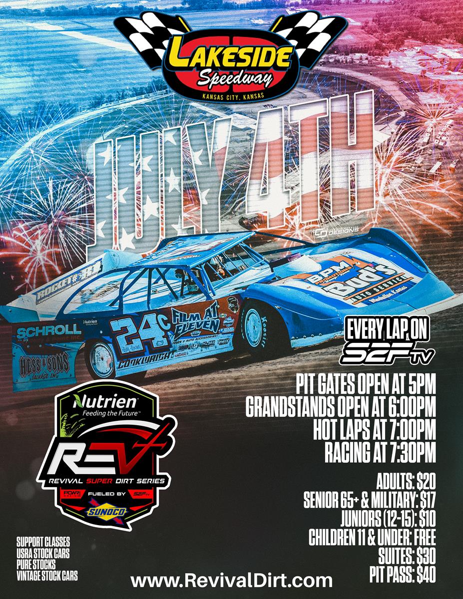 PAIR OF 4TH OF JULY SPECIALS UP NEXT FOR REVIVAL