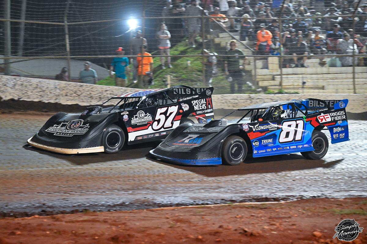 Talladega Short Track (Eastaboga, AL) – World of Outlaws Late Model Series – Alabama Gang 100 – April 26th, 2025. (Simple Moments Photography)
