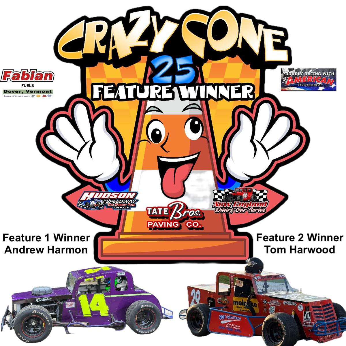 Tate Bros Paving Crazy Cone Twin 25’s Deliver Thrills at Hudson
