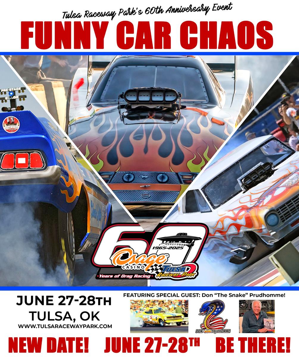 Funny Car Chaos postponed to June 27-29