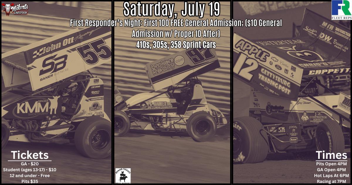 Port Royal Speedway Hosts First Responders Night Presented by Fleet Reps