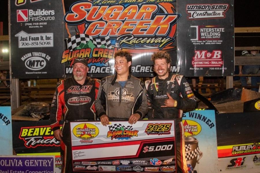 Sugar Creek Raceway (Blue Ridge, GA) – Southern All Stars – June 21st, 2025. (Austin Thomason Photo)