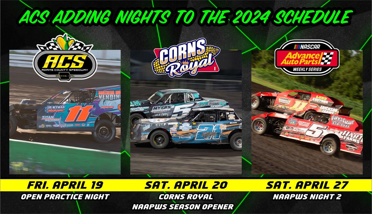 Dates Added to 2024 Season Schedule