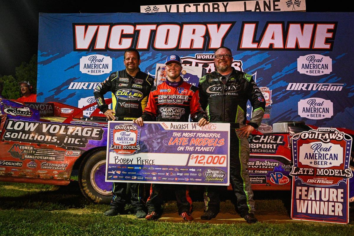 Spoon River Speedway (Canton, Ill.) – World of Outlaws Real American Beer Late Model Series – Spoon River Showdown – August 14th, 2025.