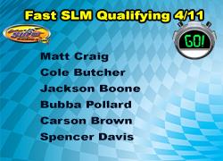 Craig, Butcher Fastest Qualifiers