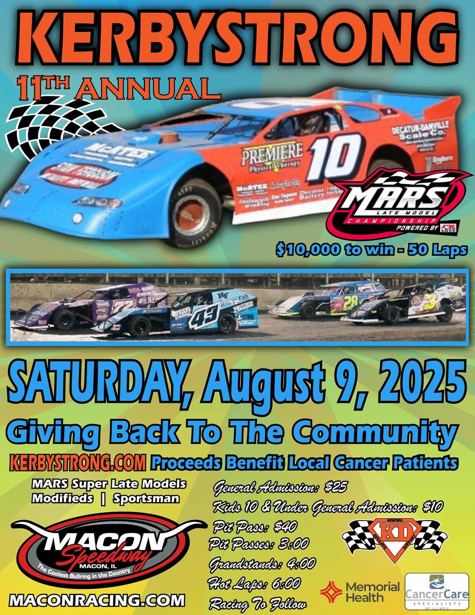 Macon Speedway Honors Damery Family in Annual KerbyStrong