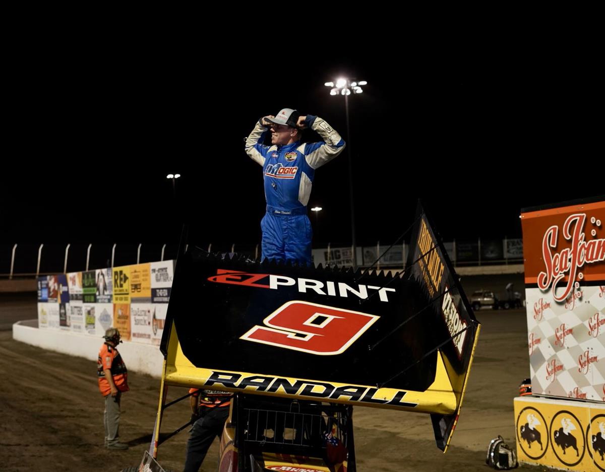 Randall and Tatnell Hustle to Wins at Huset’s Speedway During Bull Haulers Brawl Presented by Folkens Brothers Trucking Opener