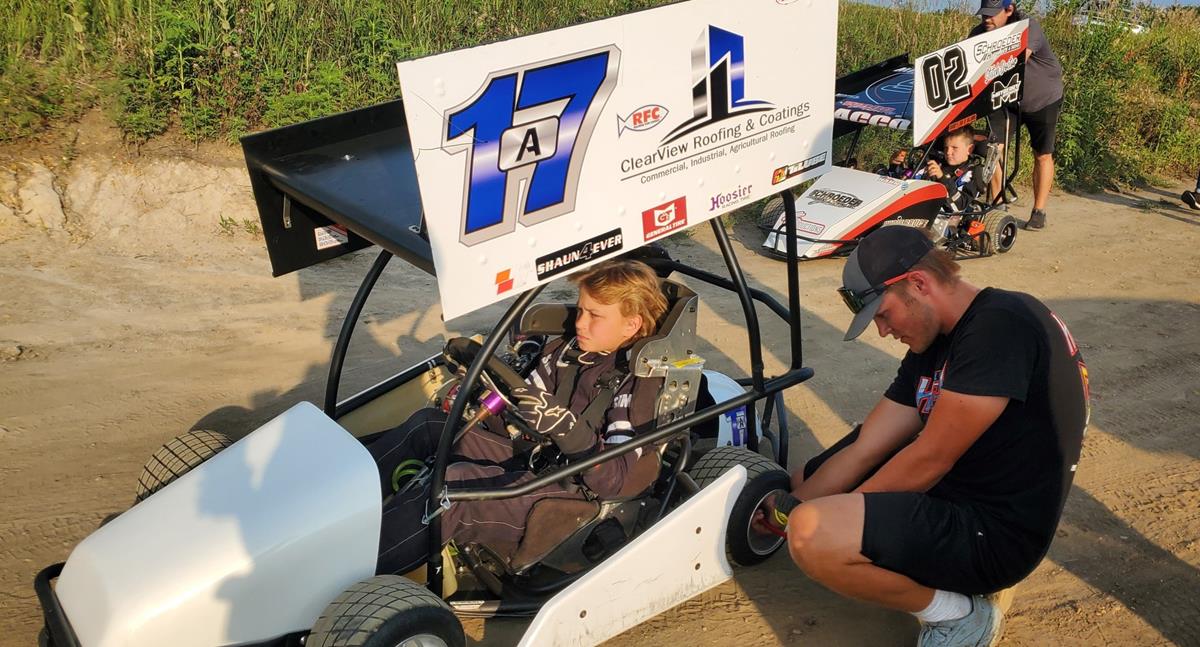 Cayden Anderson Battles at English Creek Speedway