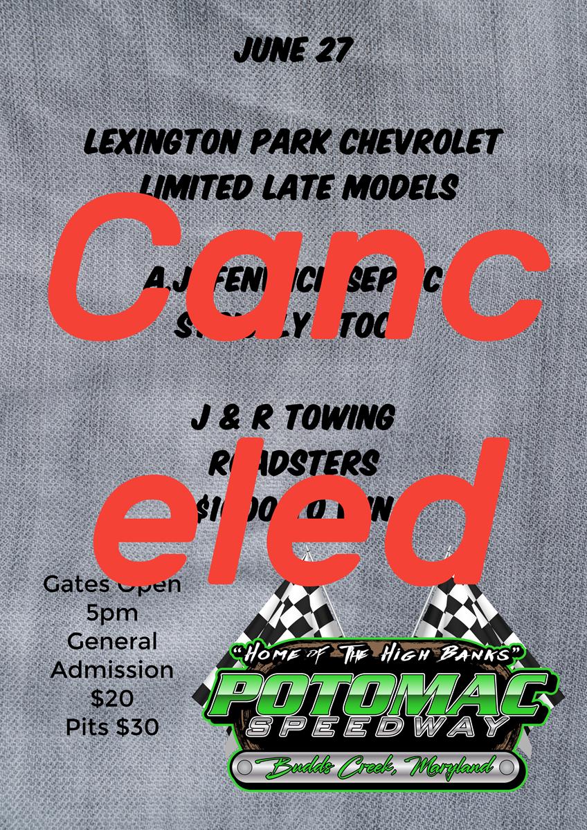 June 27 Event Canceled