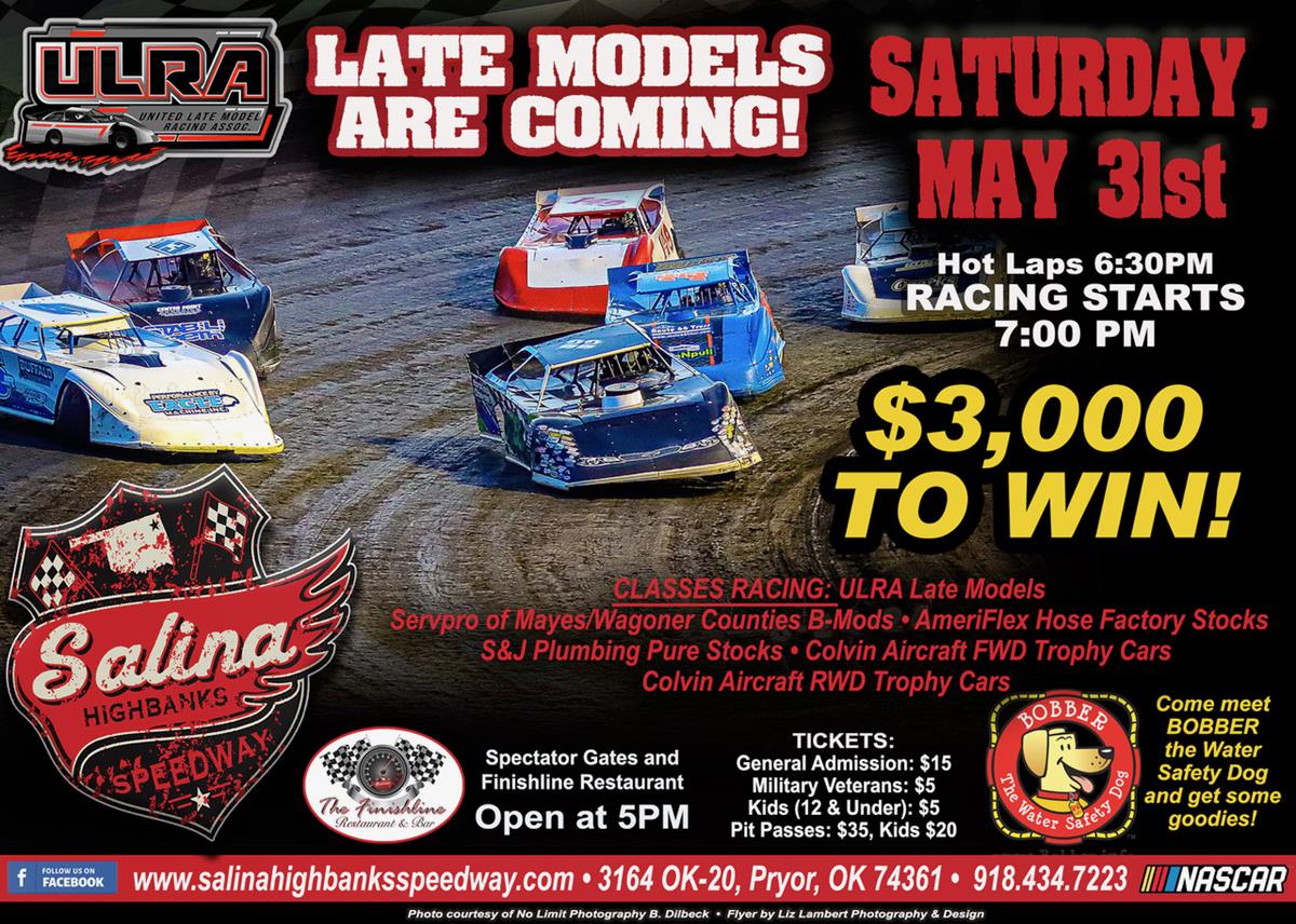 ULRA Late models come to Salina Saturday