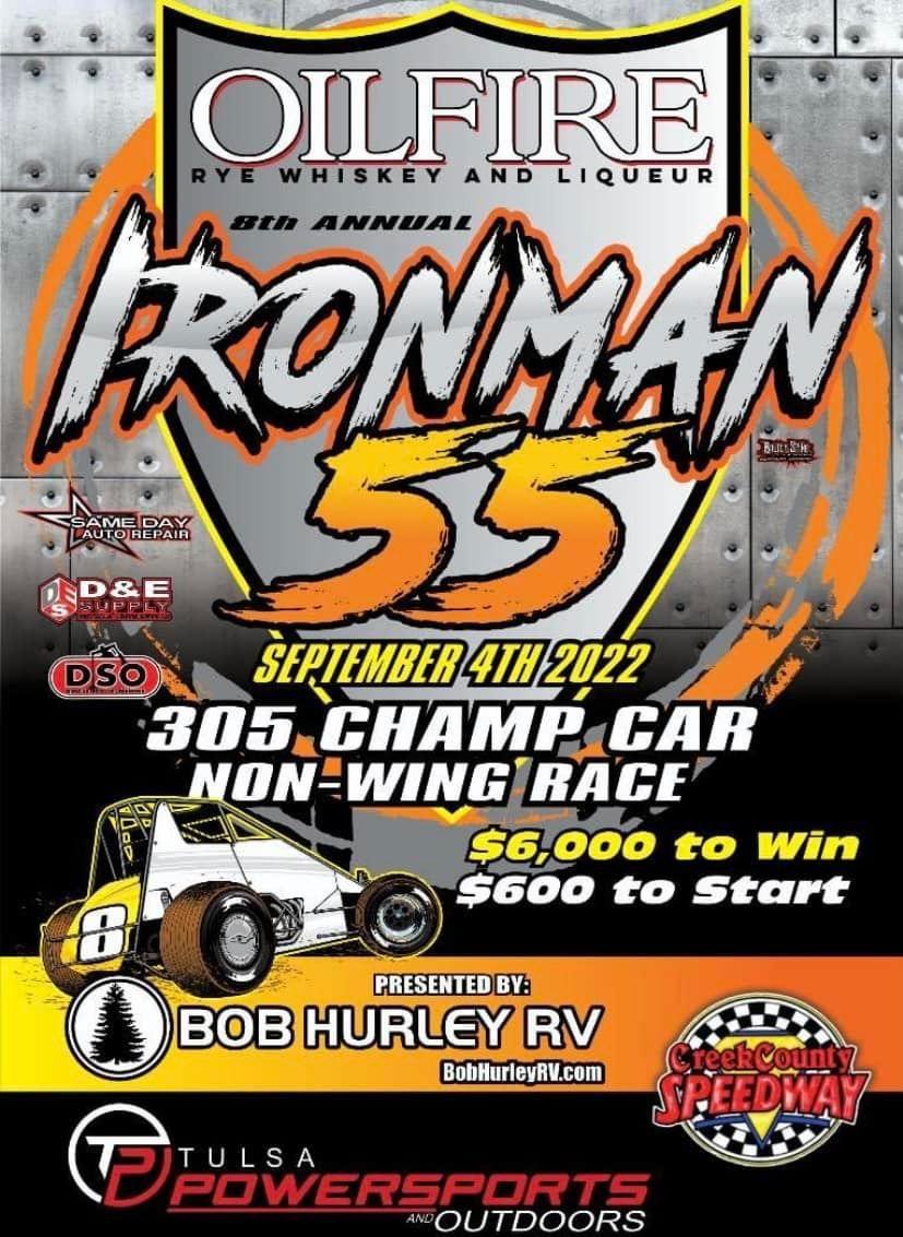 6,000 To Win Ironman NonWing Champ/305 Sprint Car Challenge This Sunday
