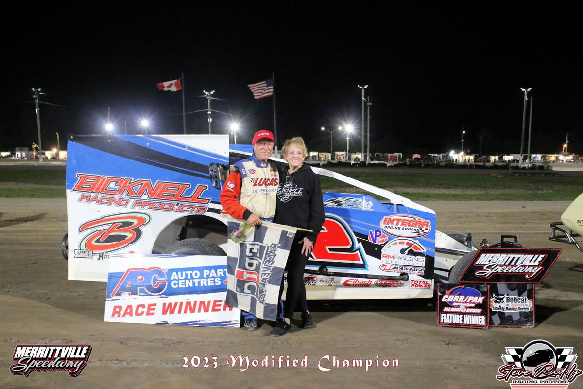 BICKNELL BESTS MERRITTVILLE FIELD TO WIN JOHN SPENCER AND MODIFIED TITLE