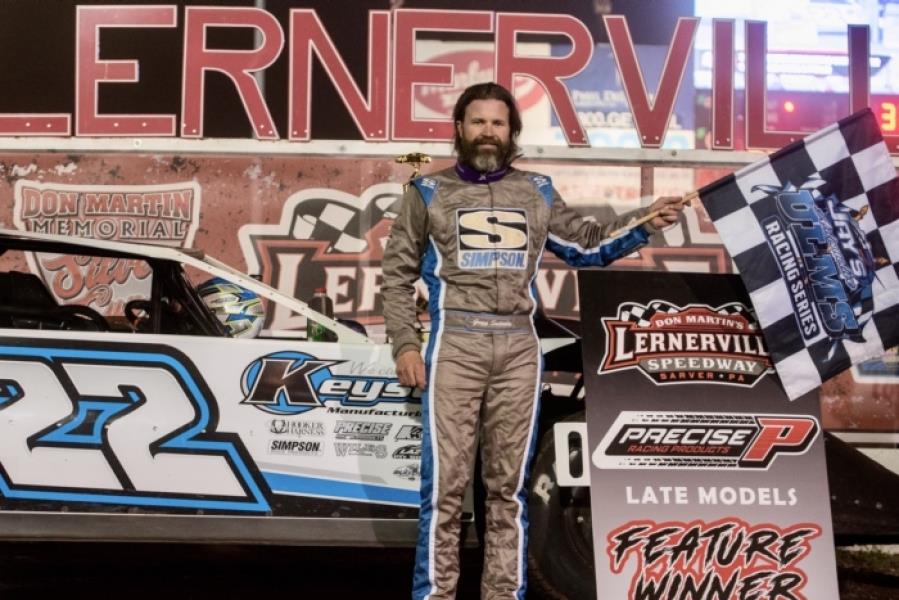 Lernerville Speedway (Sarver, PA) – Jay’s Automotive United Late Model Series – Willie and Conda McConnell Memorial – May 12th, 2023.  (Ryan Neiderlander photo)