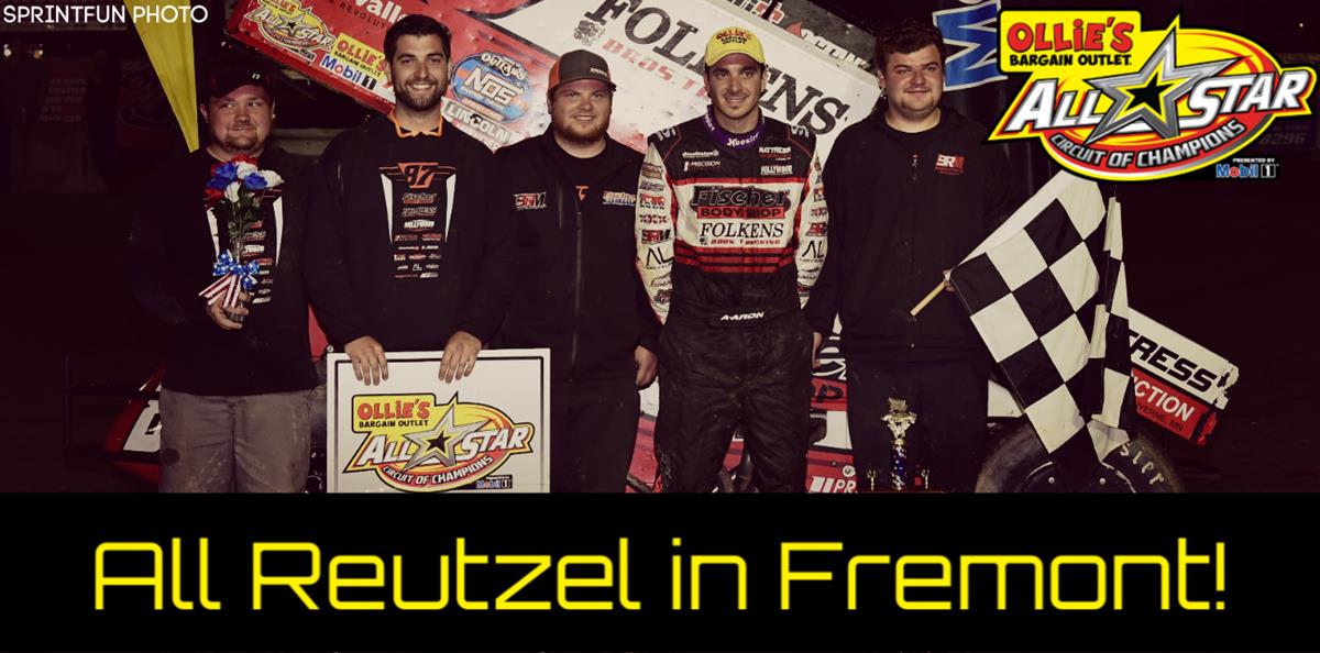 Aaron Reutzel goes two-for-two in the Buckeye State; Earns first-ever Fremont Speedway victory