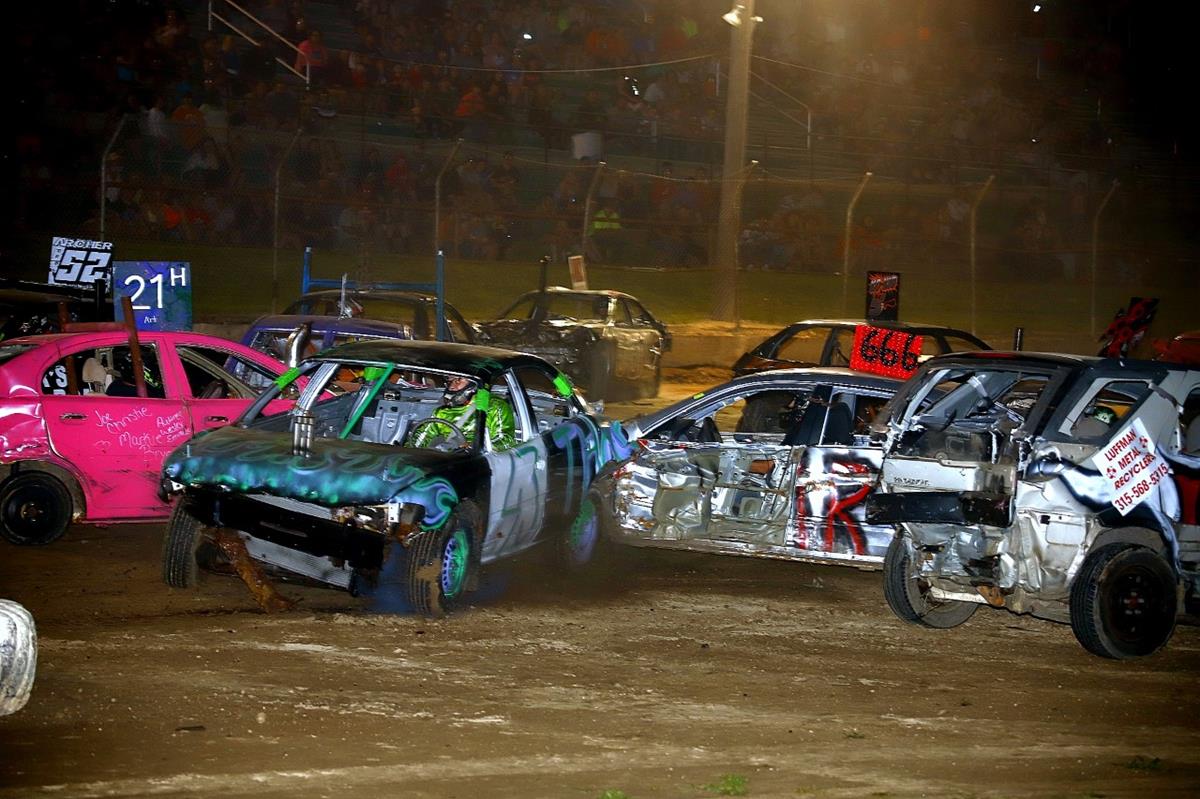 Fulton Speedway Final Demolition Derby Plus Racing Saturday, August 27; Outlaw 200 Tickets on Sale