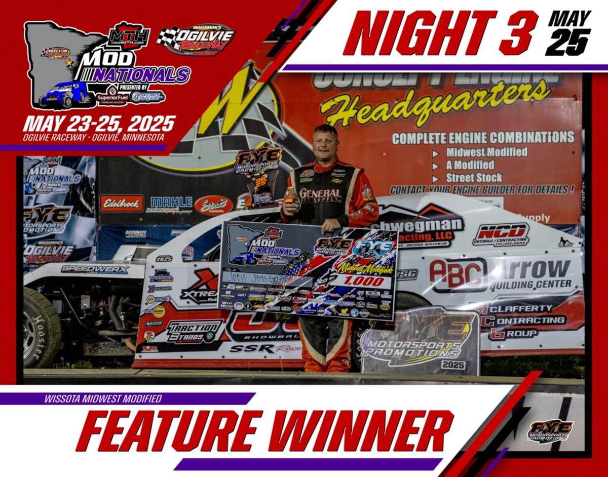 Jensen Doubles Up at Mod Nationals Finale