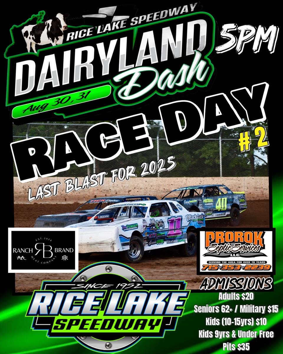 Dairyland Dash Night 2 Tonight, Last race of 2025