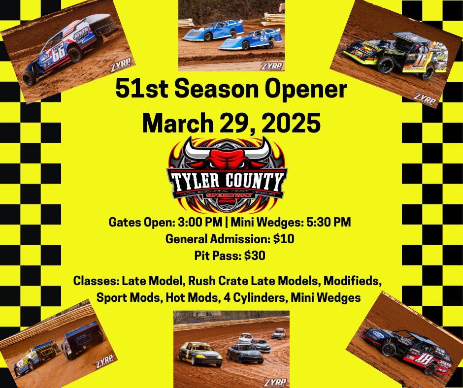 Tyler County Speedway 51st Season Opener!
