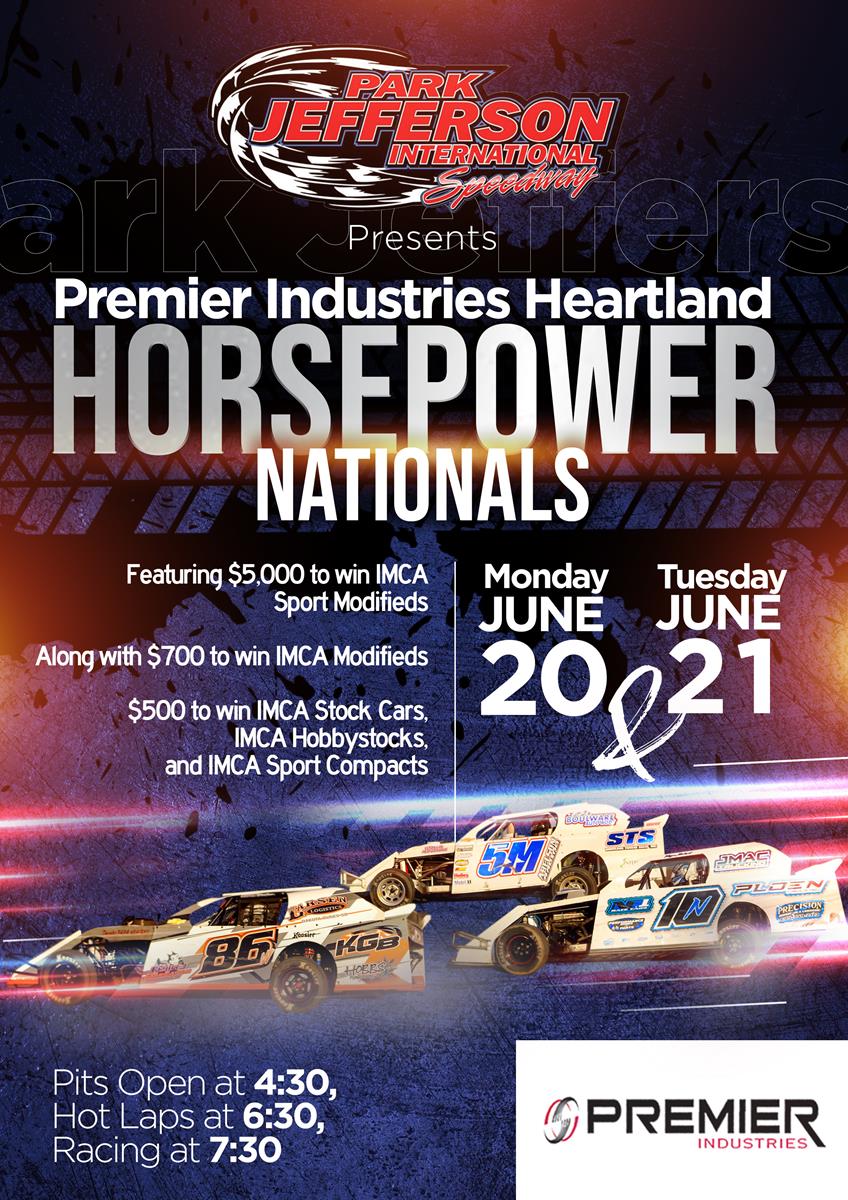 $5,000.00 up for grabs during the Inaugural Heartland Horsepower Nationals presented by Premier Industries