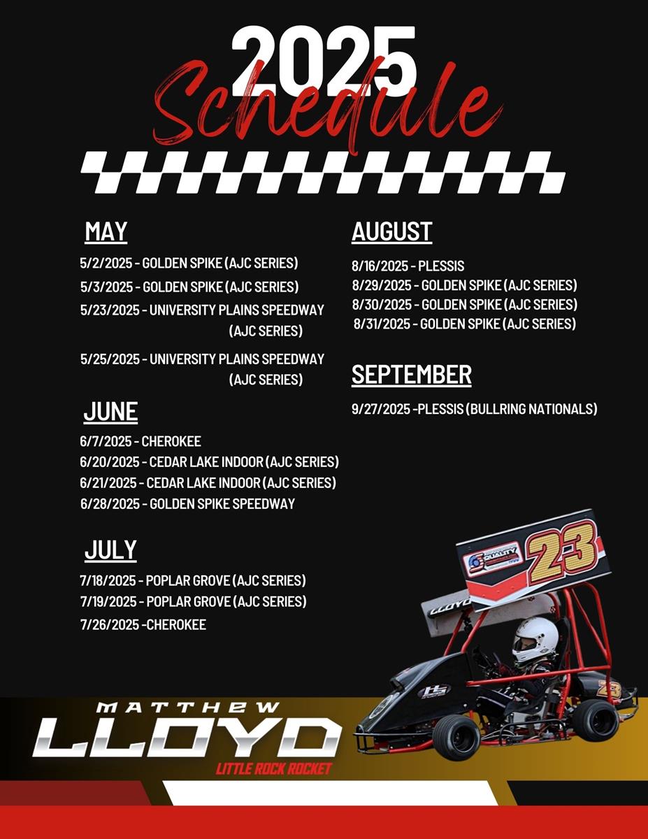 Matthew Lloyd Racing unveils 2025 preliminary schedule