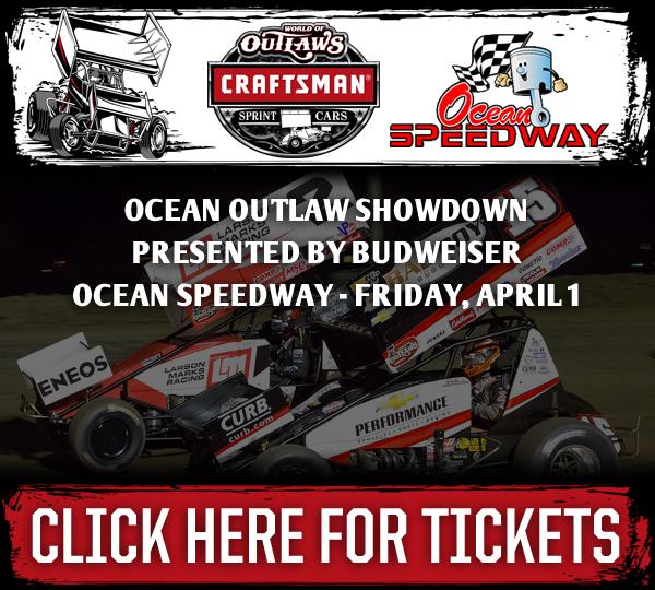 Ocean Speeday April 1st Get Your Tickets Now!