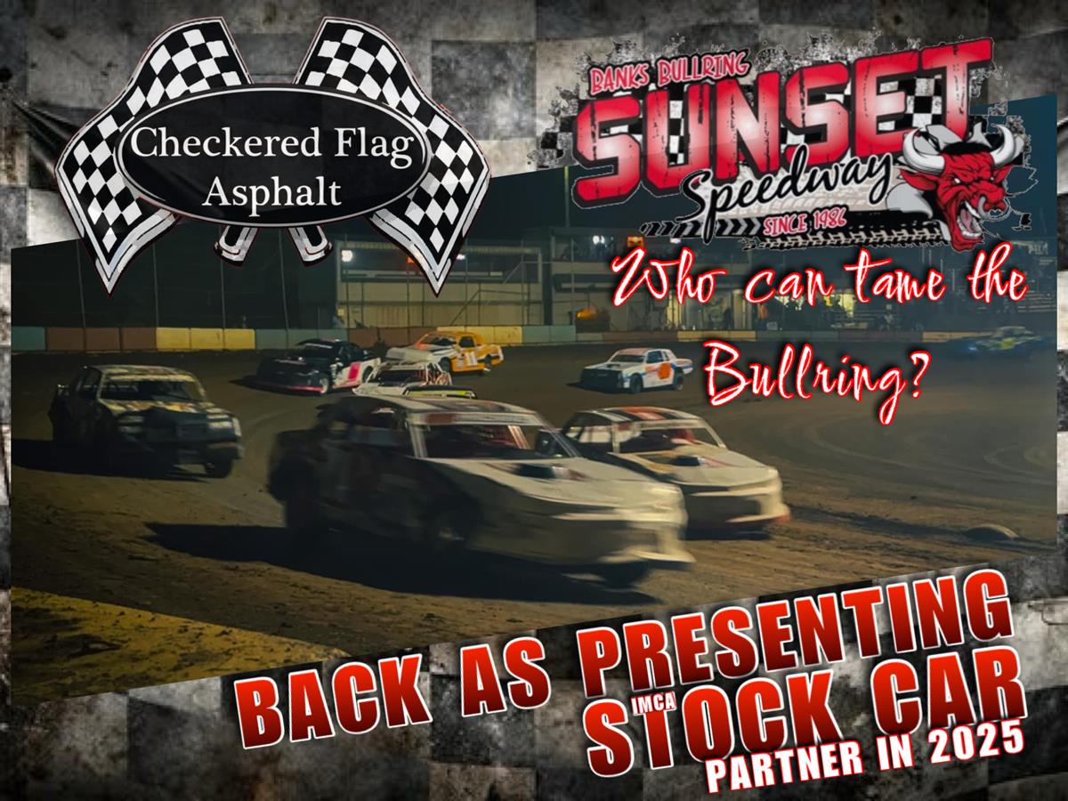Checkered Flag Asphalt Paving and Sealcoating back as Stock Car Partner in 2025