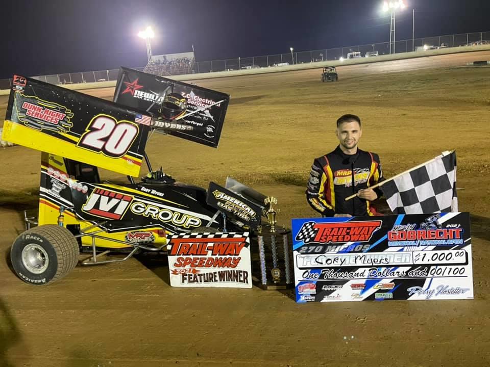 Myers, Weber, and Stough Claim Gobrecht Memorial Wins at Trail-Way