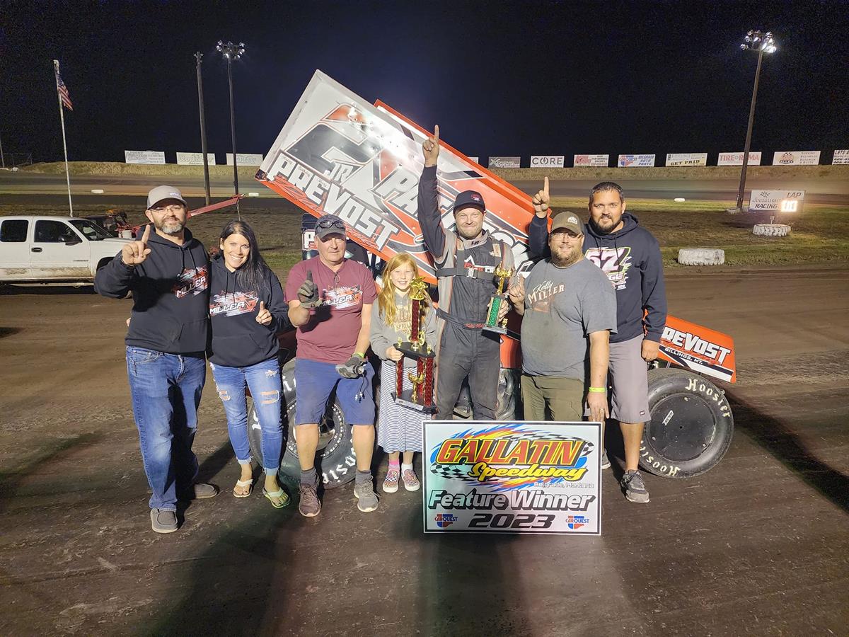 Kelly Miller honors Bill Boyce with Gallatin ASCS Frontier triumph!