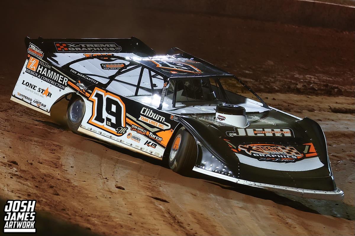 Golden Isles Speedway (Brunswick, GA) – Lucas Oil Late Model Dirt Series – Super Bowl of Racing – January 17th, 2025. (Josh James Artwork)