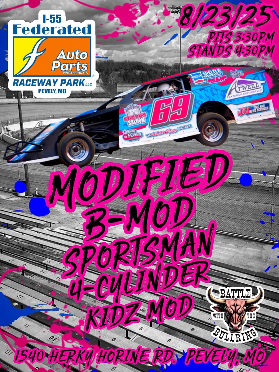 Racing resumes this Saturday, August 23rd at I-55!!