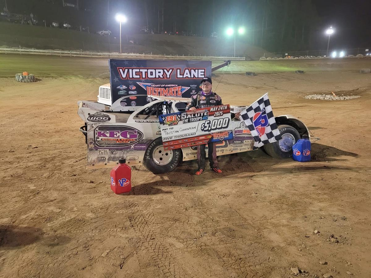 Chamberlain captures first-career Ultimate Heart of America victory over Memorial Day weekend