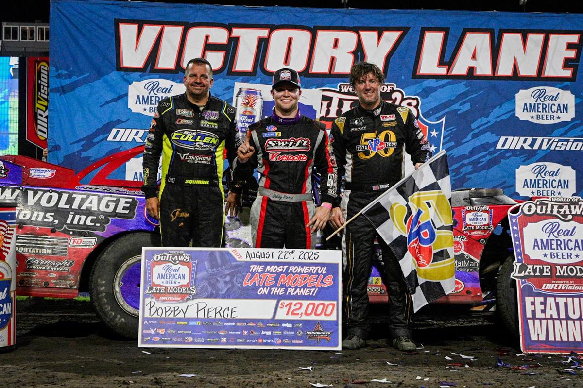 Arrowhead Speedway (Colcord, OK) – World of Outlaws Real American Beer Late Model Series – Sooner State Showdown – August 22nd-23rd, 2025.