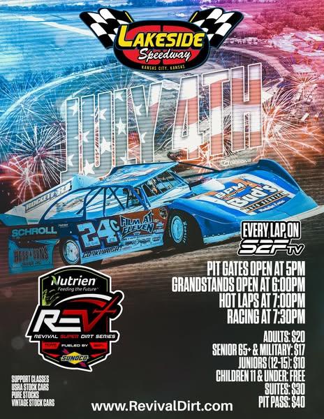 POWRi REVIVAL Super Dirt Series at Lakeside and Nevada