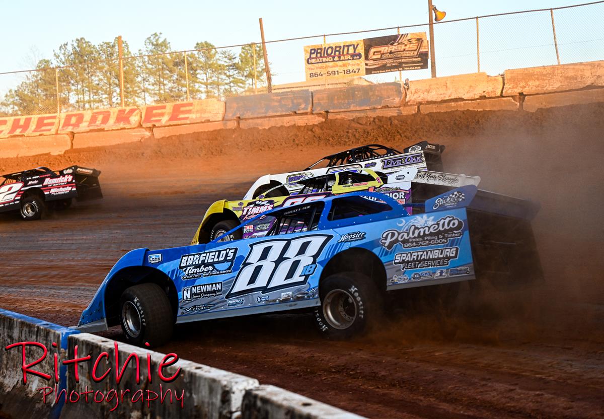 Cherokee Speedway (Gaffney, SC) – Cherokee Chief Super Late Model Series – March Madness – March 2nd, 2025. (Ritchie Photography)