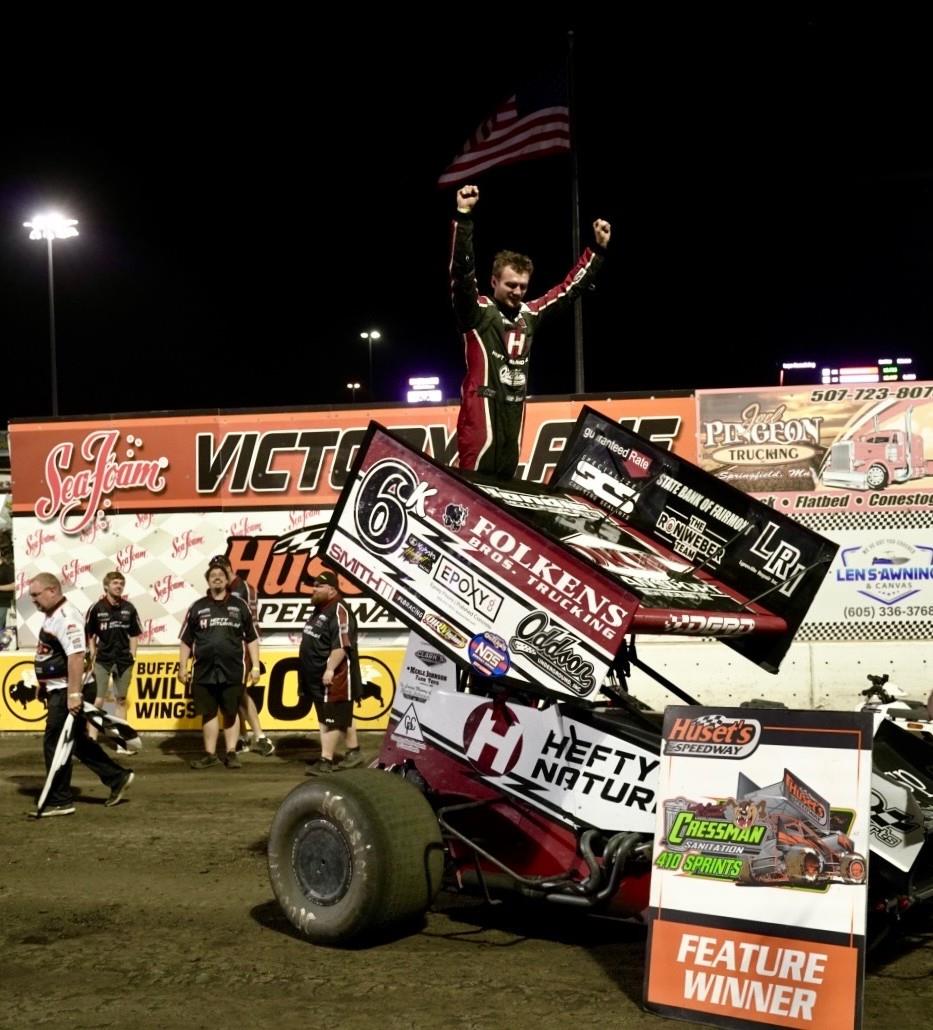 Johnson, Lambertz and Steuerwald Produce Huset’s Speedway Season-Opening Wins During Mother’s Day Opener Presented by Northland Buildings, Inc.