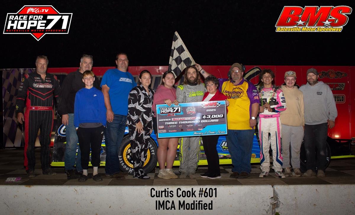 CURTIS COOK CLAIMS WIN IN R4H Night 2 at Batesville Motor Speedway