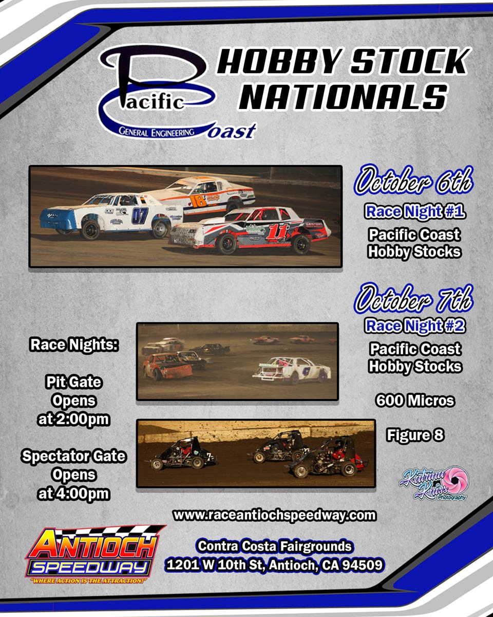Pacific Coast General Engineering Hobby Stock Nationals to be Streamed