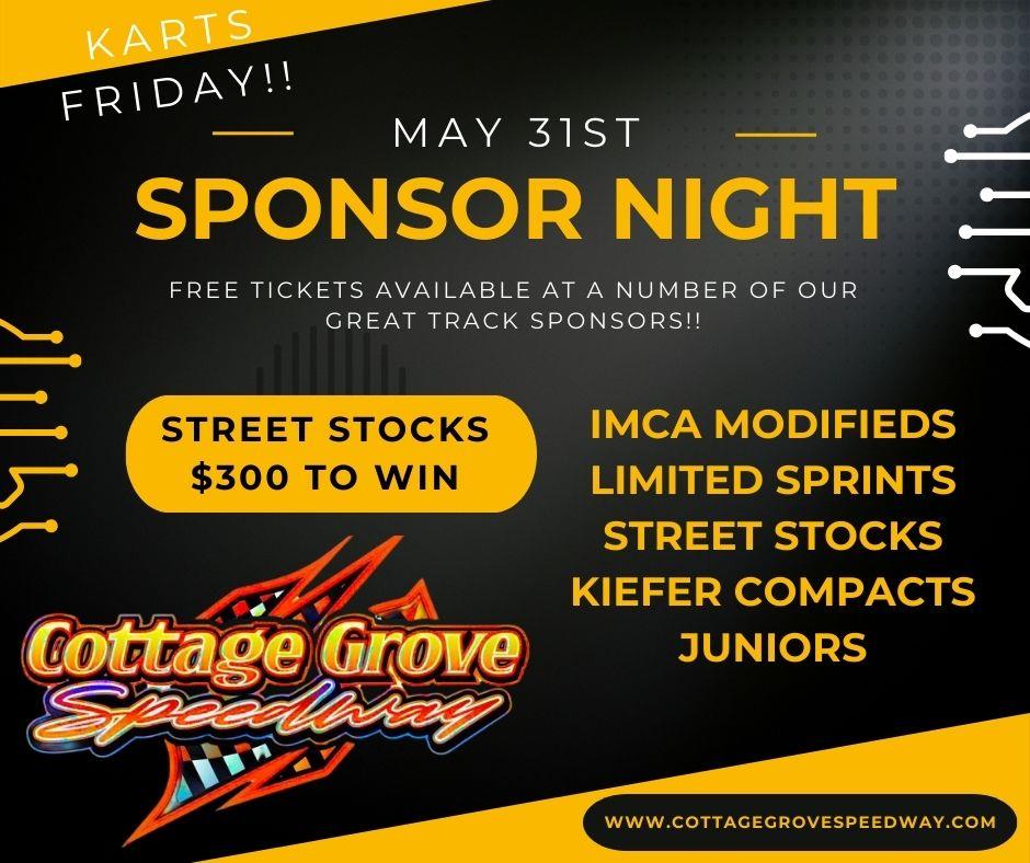 COTTAGE GROVE SPEEDWAY NOT SLOWING DOWN! 2 MORE NIGHTS OF RACING THIS WEEKEND!!