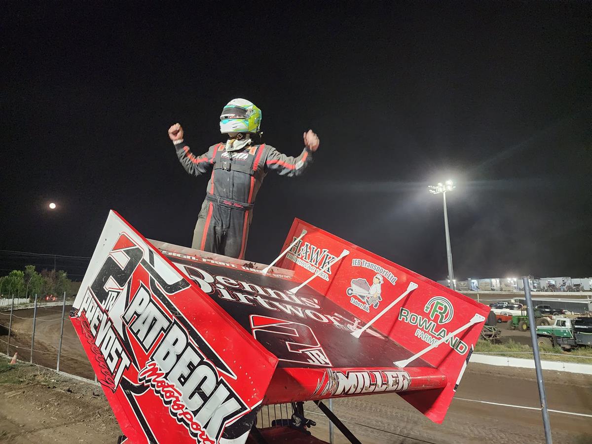 Miller takes Roundup opener, pads ASCS Frontier point lead