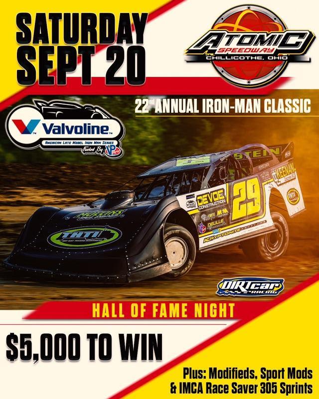 22nd Annual Iron-Man Classic Comes to Atomic Speedway Saturday September 20