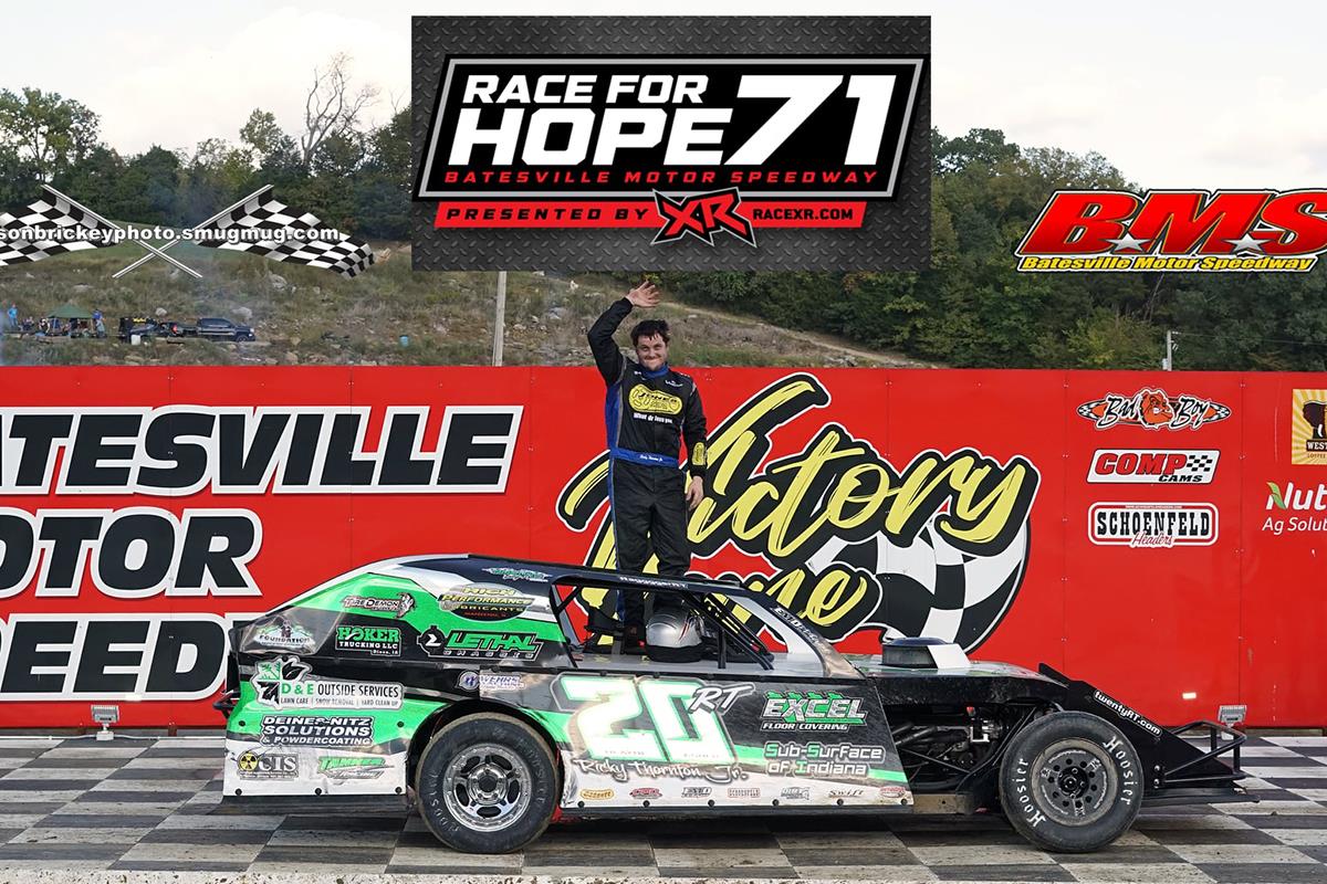 Ricky Thornton Jr. Becomes 3-Time Race for Hope 71 Champ