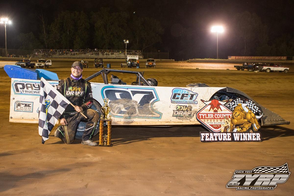 Derek Doll Wins 2nd Topless 50 in Thrilling Fashion at Tyler County Speedway