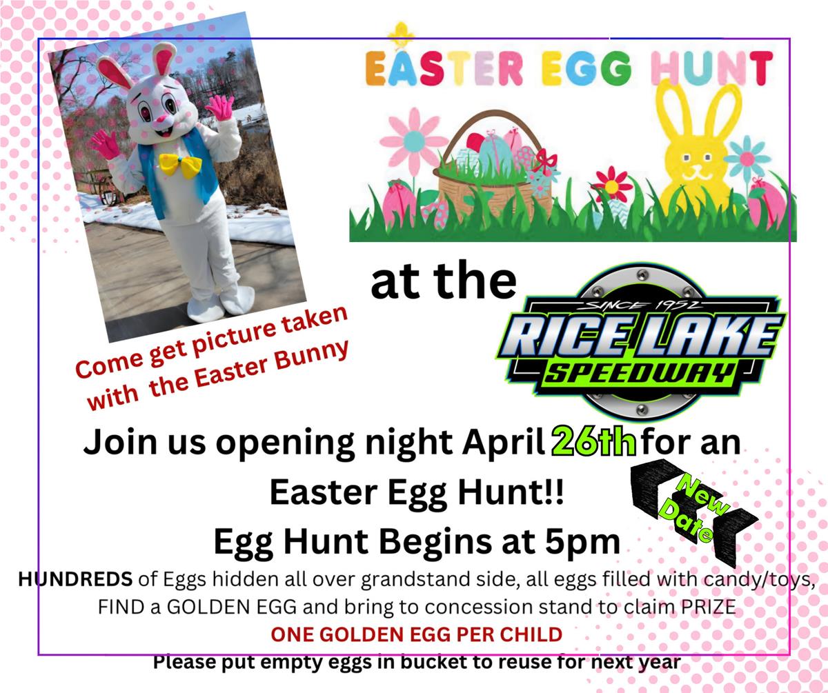 Easter Egg Hunt Rescheduled To April 26th
